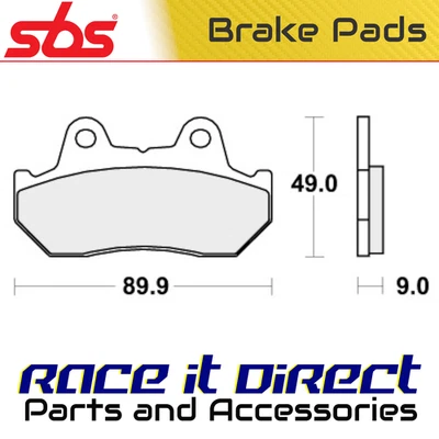 Pastillas de freno delanteras orgánicas Street SBS para HONDA CB 450 SC NIGHTHAWK 1982-1986 Foto 1 de 4