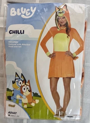 Disfraz Bluey’s Mum CHILLI Spirit Marca ADULTO S (4-6) Mujer Mamá Dama Perro DressUp Foto 1 de 4