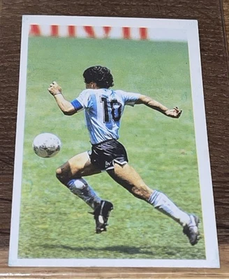 Tarjeta de fútbol 1987 A Question of Sport Reino Unido Diego Maradona ¡¡Rara!!! Foto 1 de 2