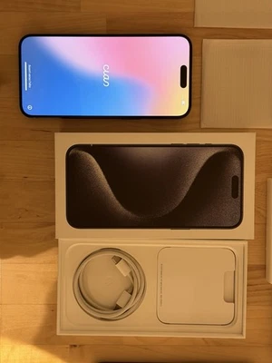 Apple iPhone 15 Pro Max 1 TB Titan Blau Mit OVP - Bild 1 von 4