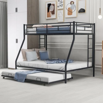 [Novo] Cama Twin Over Completa com Estrutura de Aço Resistente, Beliche com Rodízio Tamanho Twin, - Imagem 1 de 4