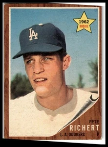 1962 Topps #131a Pete Richert Rookie RC - Picture 1 of 2