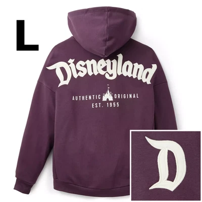 Sudadera con Capucha Cremallera Púrpura Parques Disney Adulto GRANDE Disneyland Auténtica Original Foto 1 de 3