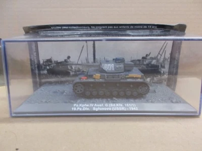 char  1:60 Atlas Pz.Kpfw.IV Ausf G 19.Pz.Div  Sgfonovo USSR  1942 - Photo 1/4