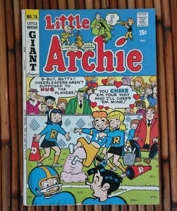 LITTLE ARCHIE #76 Jan. '73 BETTY VERONICA CHEERLEADERS GAME - Picture 1 of 1