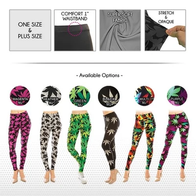 Marijuana Leggings for Women *Free Shipping* - Изображение 1 из 4