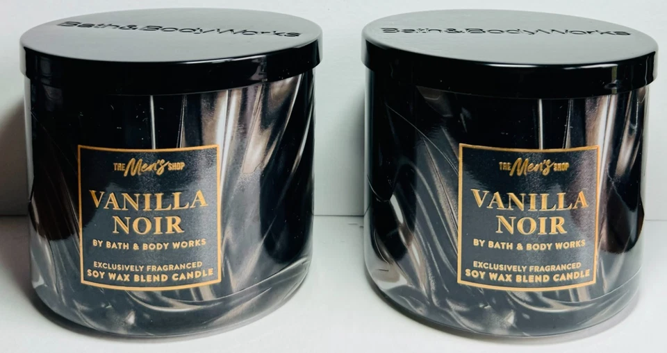 *NUEVO* VAINILLA NOIR ~ 2PK ~ VELA 3 mechas ~ baño y cuerpo funciona ~ ¡ENVÍO GRATUITO! Foto 1 de 1