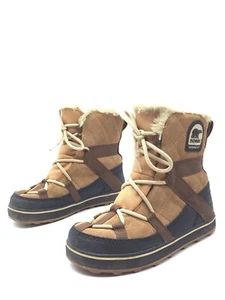 SOREL Glacy Explorer Shortie Botas De Nieve Para Mujer T.37 US.6 UK.4 - Imagen 1 de 6