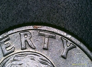 2021-P Washington Quarter Cobre Sobre Sangrado Error de acuñación - Imagen 1 de 6