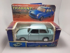 Welly Trabant Trabbi 601-S No 8677 Pull Back Die-Cast Toy Car In Original Box - Picture 1 of 8
