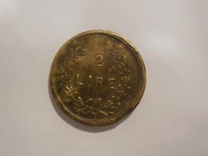 peso monetale 2 lire argento 10 grammi bilancia - Picture 1 of 2