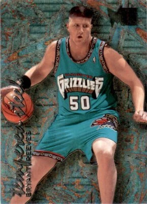 Bryant Reeves Vancouver Grizzlies 1995 metal templado #6 Foto 1 de 2