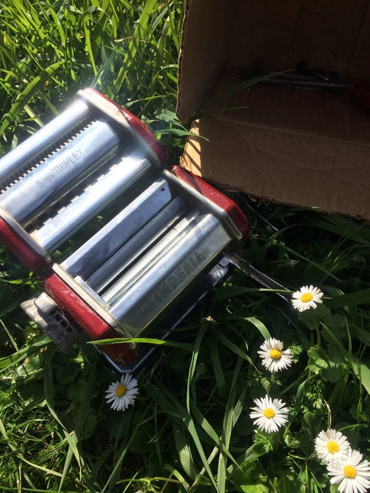 IMPERIA macchina per Pasta Manuale Modello S 104 DUPLEX Completa Usato Poco - Immagine 1 di 1