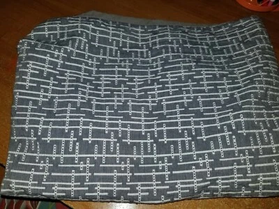 West Elm "Organic Crosshatch Jacquard - Charcoal" Standard Pillow Sham  - Image 1 of 3