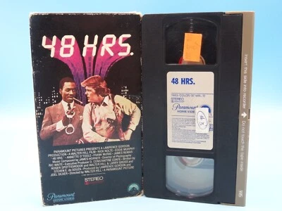 48 Hours 1988 (VHS) Nick Nolte, Eddie Murphy Paramount Pictures Foto 1 de 4