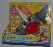 Power Rangers Pink Ranger & Pterodactyl Zord Imaginext Mip