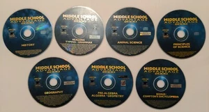 Middle School Advantage 2000 (PC, 1997 Encore Software, 7-Disc) - Picture 1 of 9