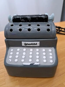 Scentsy 2016 Qwerty Typewriter Grey Electric Wax Warmer Retired No Box - Picture 1 of 11