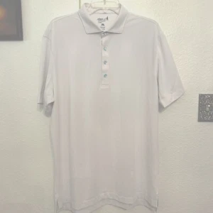 Johnnie-O White High Performance Polo L - Picture 1 of 5