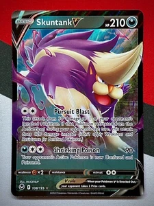 Skuntank V 108/195 Silber Sturm Pokémon PACKUNG FRISCH - Bild 1 von 2