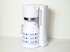 Filterkaffeemaschine Kaffeemaschine Thermoskanne Weiß Zwiebel 10 Tassen 800W