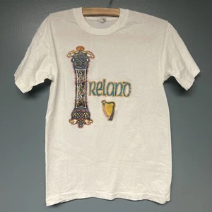 Vintage Ireland Celtic T Shirt Screen Stars Tag Size Medium - Picture 1 of 11