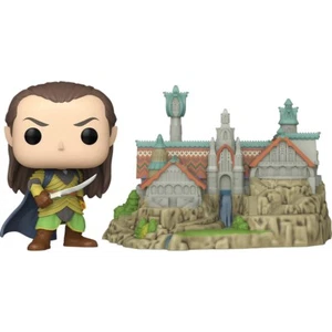 Funko Pop! Town LOTR El Señor de los Anillos Elrond con Rivendel #1747 NUEVO - Imagen 1 de 8