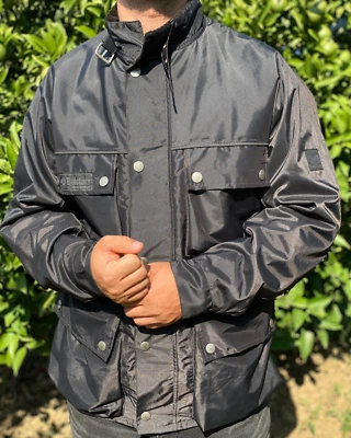 Vintage Belstaff Metallic Rare Motorcycle Biker Belt Light Double Jacket Size M - Image 1 of 4