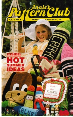 Annie's Pattern Club, Aug-Sept 1981, Toys Crayons - Image 1 of 2