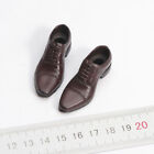 1/6 Male Leather Shoes Brown Red Model Fit 12"HT Action Figure Body Soldier
