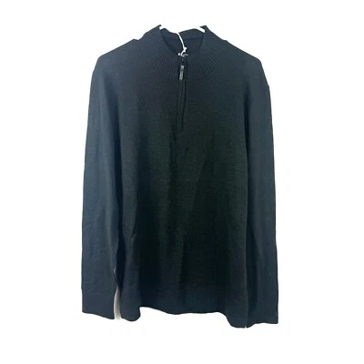 Smartwool Mens Sparwood Half Zip Sweater Charcoal Large - Image 1 of 3