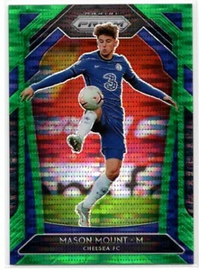 2020-21 Prizm EPL Mason Mount #217 Chelsea FC Green Pulsar Parallel Man United - Picture 1 of 2