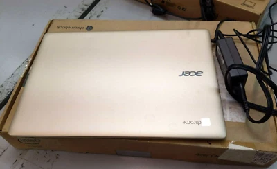 Acer Chromebook 14 FHD CB3-431-C0AK, INTEL Quad-core N3160 4GB/32GB eMMC Dorado Foto 1 de 4