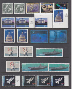 US Face Value $265 Stamps Values $1 - $5 VF Never Hinged, Free Shipping
