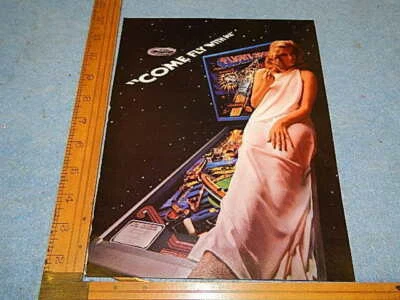 1980 Stern FLIGHT 2000 Pinball Advertising Flyer - Image 1 of 2