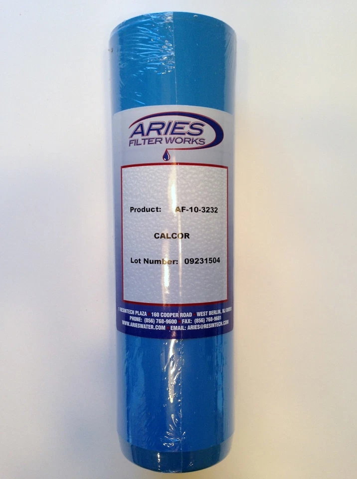 CARTUCHO NEUTRALIZADOR CALCOR AARIES FILTERWORKS SERIE AF AF-10-3232 - PAQUETE DE 6 Foto 1 de 1