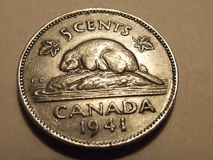 #2523 Canada; 5 Centesimi 1941 - Foto 1 di 2