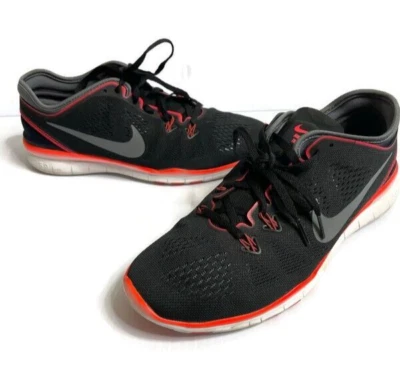 Nike Womens Free TR Fit 5 Sneakers Athletic Cross Training Black Crimson Sz 8.5 - Image 1 of 4