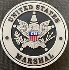 US Marshals Service - Special Edition SILVER + RWB seal vinyl patch-Very Rare
