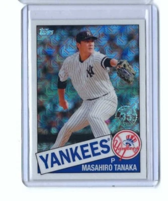 2020 Topps '85 Topps Silver Pack Chrome #85TC-28 Masahiro Tanaka NY Yankees - Image 1 of 2