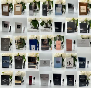 Men's Cologne Perfume Sample Vial Set - Lot x 10 Designer Perfume Assorted Vials - Picture 1 of 4