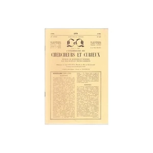 L'INTERMEDIAIRE des CHERCHEURS et CURIEUX Réponse à la Curiosité 1979 N°337 RARE - Picture 1 of 1