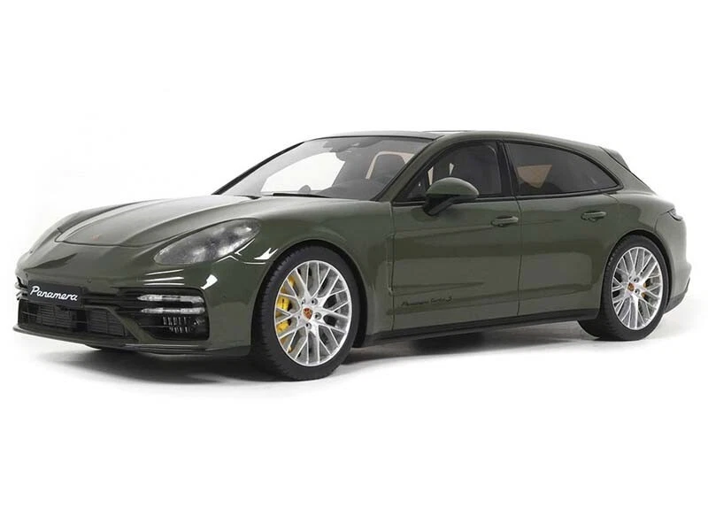 2021 Porsche Panamera Turbo S Sport — зеленая модель в масштабе 1:18 — GT Spirit GT447 - Изображение 1 из 1