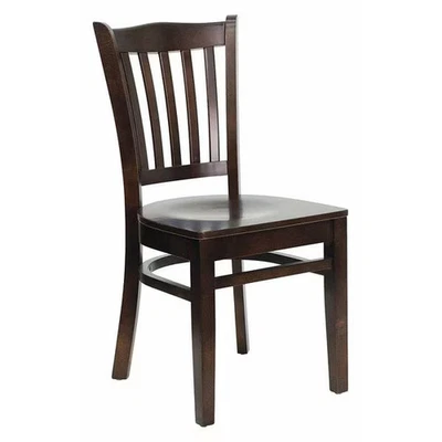 Hercules Restaurant Chair, 17-1/2 in W 20-3/4" L 34-1/2" H, Fixed, Beech Wood - Image 1 of 4