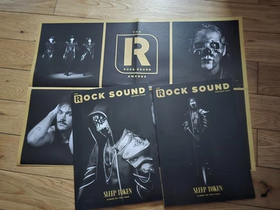 Bundle of 2 ROCK SOUND Awards 2025 Magazines - SLEEP TOKEN Covers + Poster - NEW - Image 1 of 4
