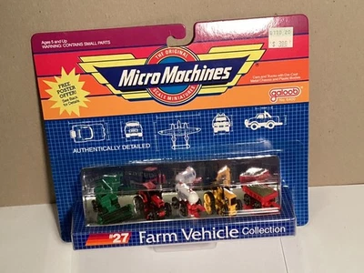 Micro Machines #27 Farm Vehicle Collection-Galoob 6400   1986, 1987, 1988 - Image 1 of 4