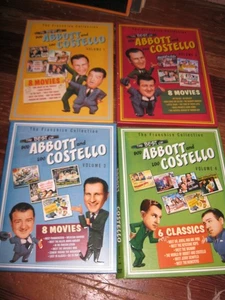 The Best of Abbott & Costello - Volumes 1-4 DVDs, 30 movies, NM/EX, Vol.2 sealed - Picture 1 of 6