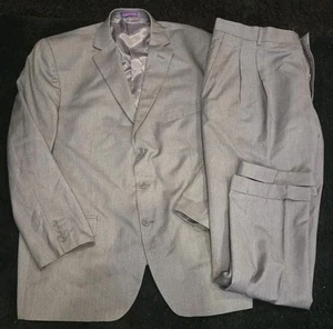 Vinci 2 Piece Suit Jacket & Pants Mens Size 48r Btm 43x30 - Picture 1 of 4