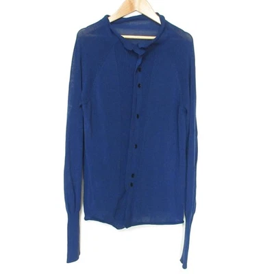 Cárdigan tejido transparente Y's YOHJI YAMAMOTO 2 azules para mujer USADO Foto 1 de 4