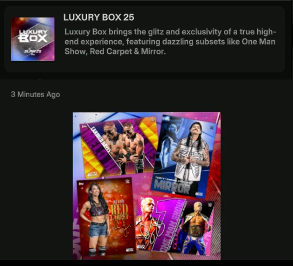 ⭐ TOPPS WWE SLAM | CAJA DE LUJO 25 | JUEGOS COMPLETOS ⭐ Foto 1 de 4